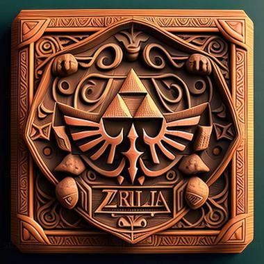 3D модель Игра The Legend of Zelda Связь между мирами (STL)